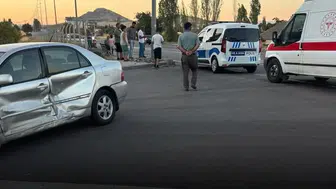 Konya TOKİ girişinde feci kaza!