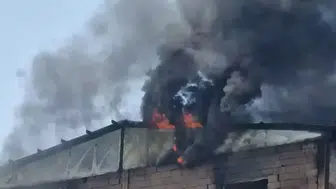 Beyşehir'de mobilya atölyesinde yangın