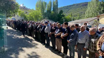 Bozkır Belediye Başkanı cenaze törenine katıldı