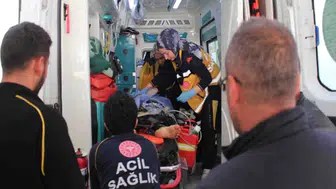 Süt sağma makinesinde akımına kapılarak ağır yaralandı