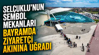 Selçuklu’nun sembol mekanları bayramda ziyaretçi akınına uğradı