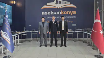 KSGKD’ den, Aselsan Konya Lisesi'ne ziyaret