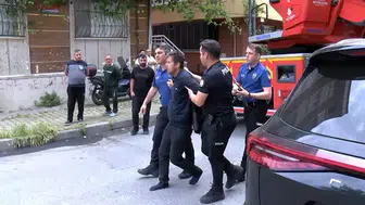 Annesini rehin alan şüpheli yakalandı