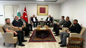 KONİAD yönetiminden Muharrem Karabacak’a hayırlı olsun ziyareti