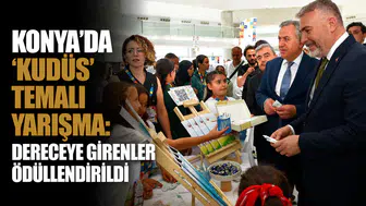 Konya’da ‘Kudüs’ temalı yarışma: Dereceye girenler ödüllendirildi