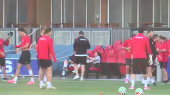 A Milli Futbol Takımı, San Francisco’daki ilk antrenmanını yaptı