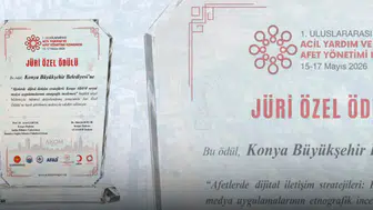 Konya AKOM’A uluslararası kongreden jüri özel ödülü
