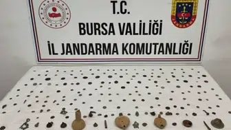 Tarihi eser operasyonunda 202 sikke ve obje ele geçirildi