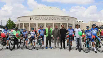 Konya'da geleneksel Yeşilay Bisiklet Turu coşkuyla tamamlandı