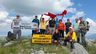 Konyalı dağcılardan Gidengelmez'de muhteşem keşif