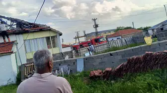 Konyalı muhtarın evinde yangın çıktı