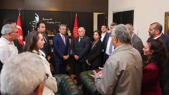 Özgür Özel'den Konya'ya selam var! Konya örgütünden tam destek