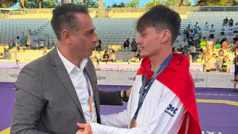 20 yaşındaki milli sporcu, Roma’da altın madalya kazandı