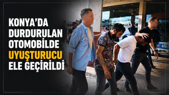 Konya'da durdurulan otomobilde uyuşturucu ele geçirildi