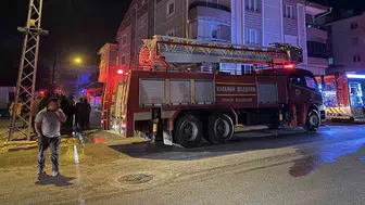 Karaman'da çıkan ev yangınında 2 kişi yaralandı