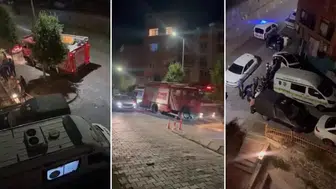 Demir korkuluklara kabloyla asılı erkek cesedi bulundu