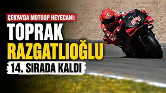 Çekya’da MotoGP heyecanı: Toprak Razgatlıoğlu 14. sırada kaldı