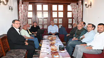 Başkan Ustaoğlu, basın mensuplarını ağırladı