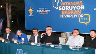 Başkan Ustaoğlu, mahallelilerin  sorularını  cevapladı