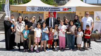 Selçuk Üniversitesinden Filistinli çocuklara sağlık ve dayanışma eli