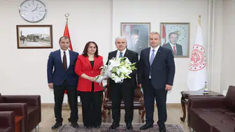 Türkiye Çevre Haftası kapsamında Vali Akın’a ziyaret
