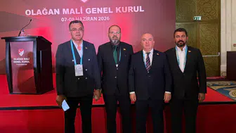 Konyasporlu yöneticiler TFF Olağan Mali Kurulunda