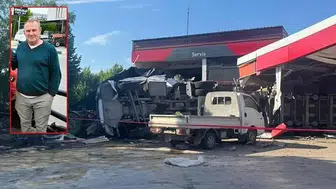 TIR, akaryakıt istasyonuna girdi: 1 ölü