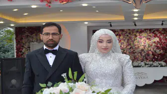 Rabia ve Abdullah Halit dünya evine girdiler