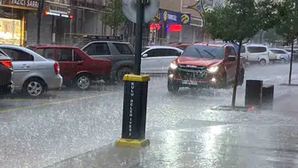 Konya'nın o bölgesi 20 kg yağış aldı!