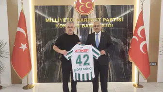 Konyaspor Başkanı Ömer Atiker’den MHP Konya’ya hayırlı olsun ziyareti