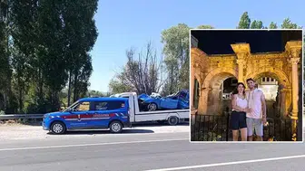 Kazada uzman çavuş ile eşi öldü, 8 aylık bebekleri ağır yaralandı