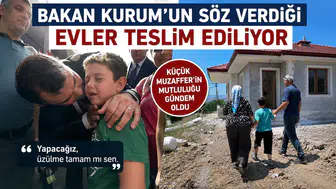 Bakan Kurum’un söz verdiği evler teslim ediliyor