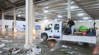 Konya'nın pazar yerlerine hijyen dokunuşu: Temizlikte taviz yok!