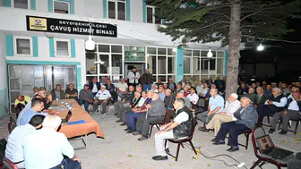 Başkan Ustaoğlu mahallede vatandaşlarla buluştu