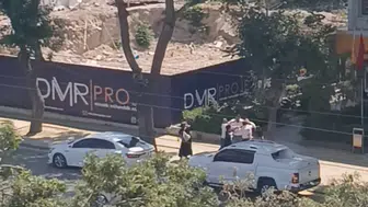 Konya'da banka önünde kavga