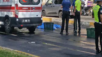 Otomobilin çarptığı yaya öldü
