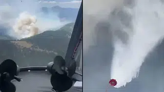 Antalya'da orman yangını