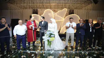 AMİNE VE FATİH'İN NİKÂHINI BAŞKAN ALTAY KIYDI