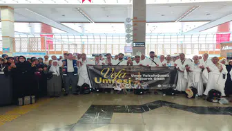 “Vefa Umresi"'nde ilk kafile yola çıktı