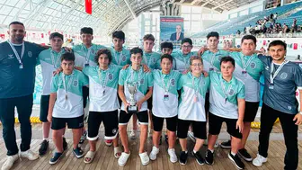 Konya sutopu tarihine geçtiler! Selçuklu Belediyespor’dan bronz madalya