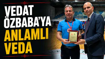 Vedat Özbaba'ya anlamlı veda