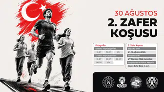 30 Ağustos 2. Zafer Koşusu için başvurular başlıyor