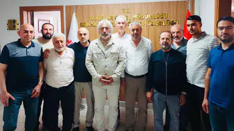TÜRBE ÖNÜ ESNAFINDAN YILMAZ MÜDÜR’E ZİYARET