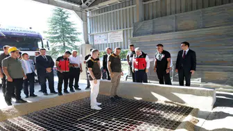 Vali Akın, hububat çalışmalarını yerinde inceledi