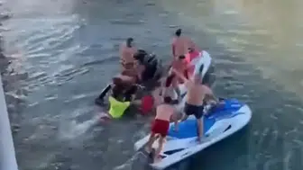 Jet ski, köprünün ayağına çarptı: 1 ölü, 1 yaralı