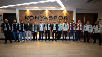 Meslek Odalarından Konyaspor’a destek ziyareti!