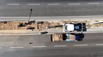 Konya'nın D-300 Karayolu’nda çalışmalar hız kazandı