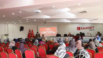 Saadet Partisi İl Kadın Kolları'nda, İl Divan Toplantısı gerçekleştirildi