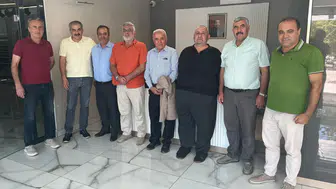 Mustafa Bozdam misafirlerini ağırlamış