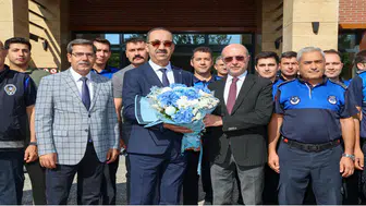 Konya’da zabıtalara 200. yıl kutlaması